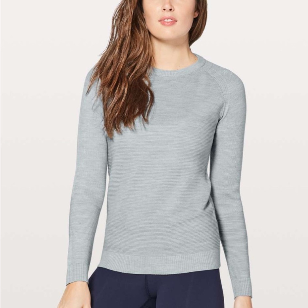 Lululemon Simply Wool Sweater in Heathered Starlight